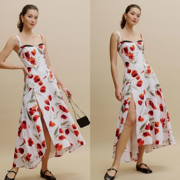 Reformation Bekki Linen Dress - Picture 2 of 16